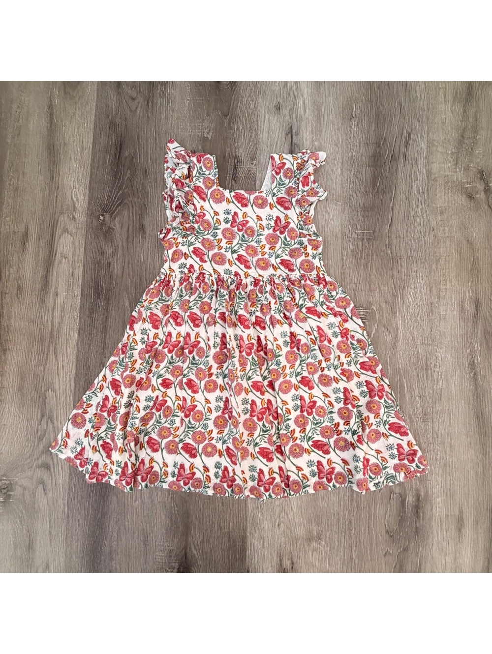 Pink Chicken Girls White with Pink Floral Dress 8 Years